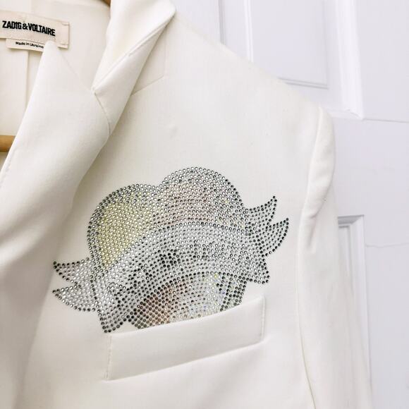 Zadig & Voltaire Visko Strass Jacket (Size 38) - Picture 10 of 16